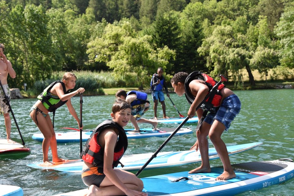 Big SUP groupe — lac du Lauzet-Ubaye