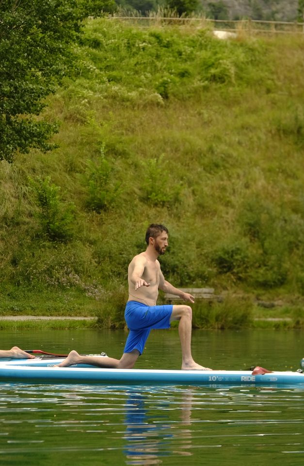 Jorys, guide paddle au lac de Lauzet-Ubaye